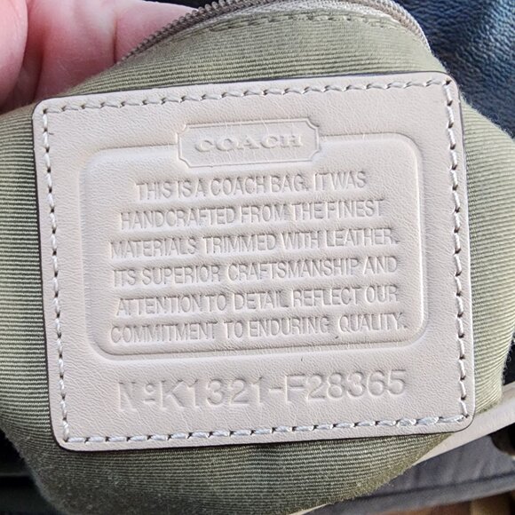 COACH K1321-F28365 Peyton Signature Zip Top Tote Bag - Picture 15 of 15